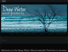 Tablet Screenshot of deepwaterwood.com